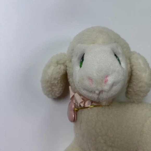 1985 Applause Precious Moments 10" LEVI THE LAMB Wooly Plush Wallace Berrie - Picture 2 of 10